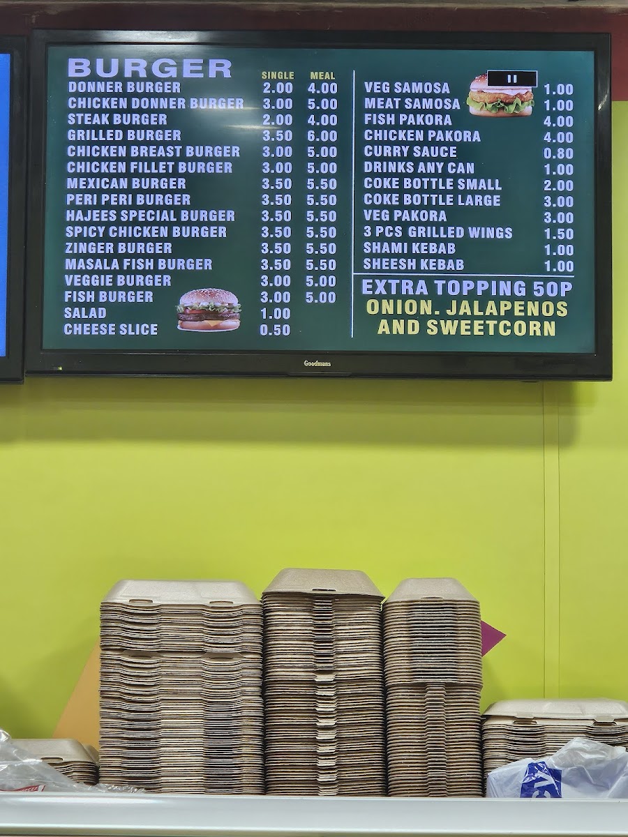 Hajee's Original Menu - Image 4